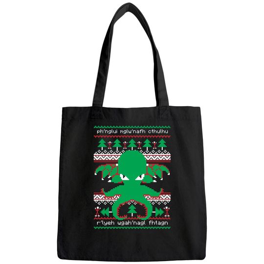 Discover Cthulhu Christmas Ugly Bags