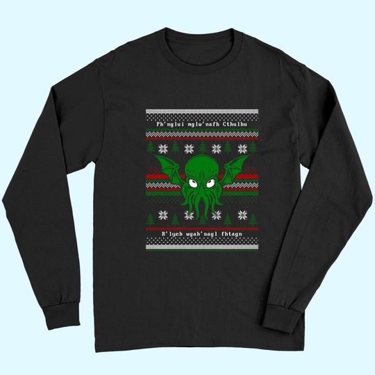 Discover Cthulhu Cultist Christmas Long Sleeves