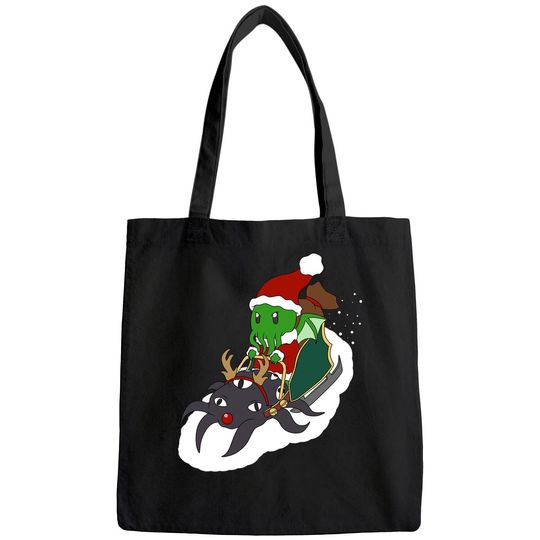 Discover Joyeux Cthulhu Christmas Riding Bags