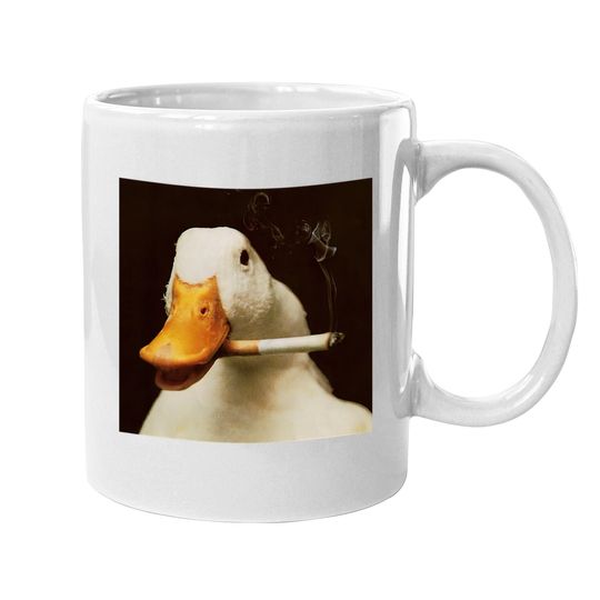 Discover Duck Memes Smoke Mugs