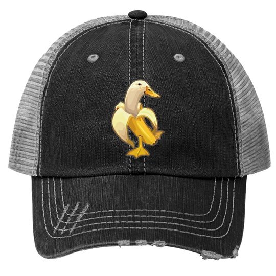 Discover Duck Memes Banana Trucker Hats