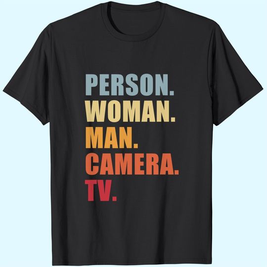 Discover Person Woman Man Camera TV T-Shirt