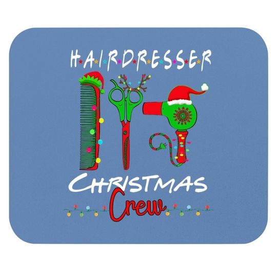Discover Hairdresser Stylist Gift Christmas Mouse Pads