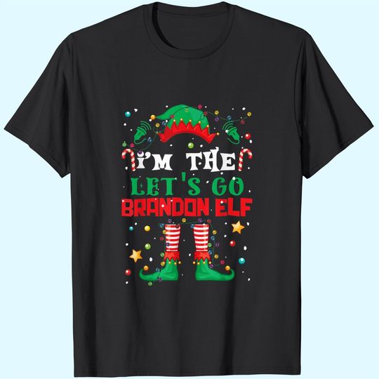 Discover Nice I'm The Brandon ELF Christmas T-Shirts