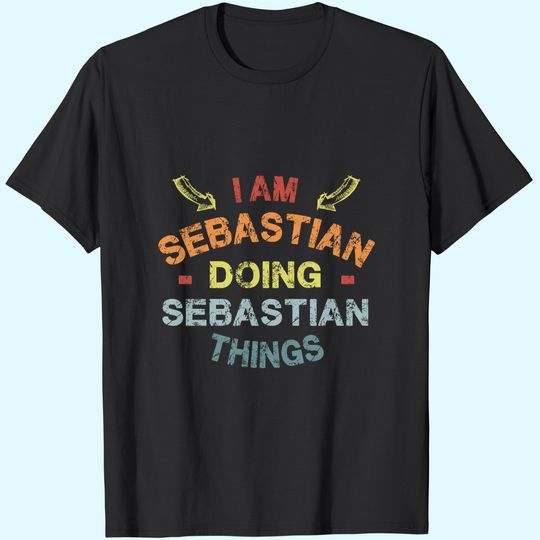 Discover I'm Sebastian Doing Sebastian Things Christmas Gi T-Shirt
