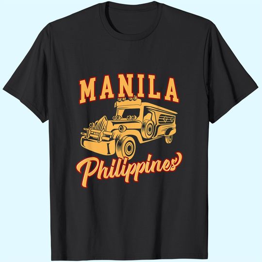 Discover Jeepney Manila Philippines Vintage T-Shirt