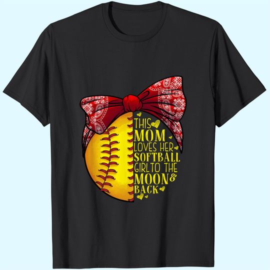 Discover Softball Gift Mom Women Pitcher Catcher Girls Lovers T-Shirt