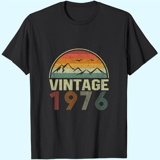 Discover Classic 45th Birthday Gift Idea Vintage 1976 T Shirt