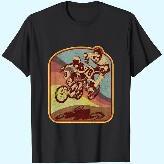 Discover Vintage 80s BMX Rad Distressed Graphic T-Shirt