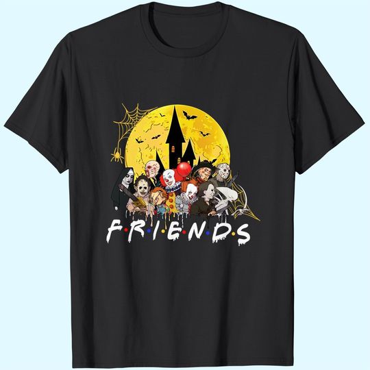 Discover Horror Movie Friends Halloween 2021 T-Shirt