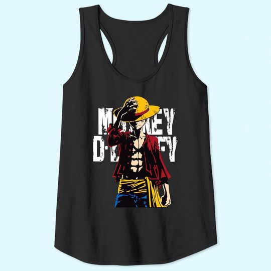 Discover Anime One Piece Monkey D.Luffy Tank Tops