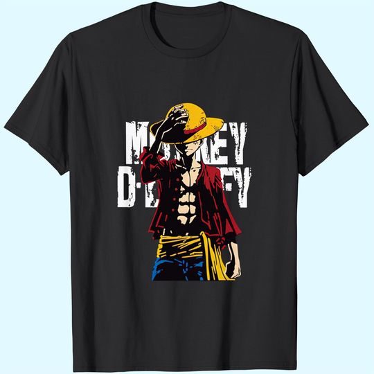 Discover Anime One Piece Monkey D.Luffy T-Shirts