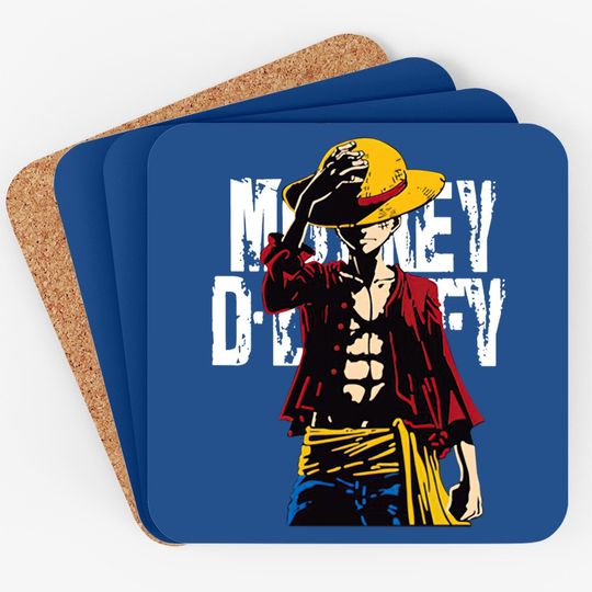 Discover Anime One Piece Monkey D.Luffy Coasters