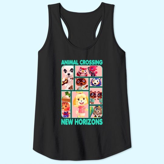 Discover Animal Crossing New Horizons Group Tank Tops