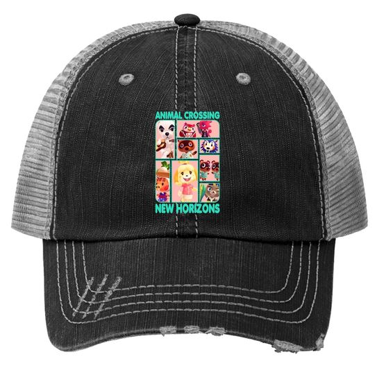 Discover Animal Crossing New Horizons Group Trucker Hats