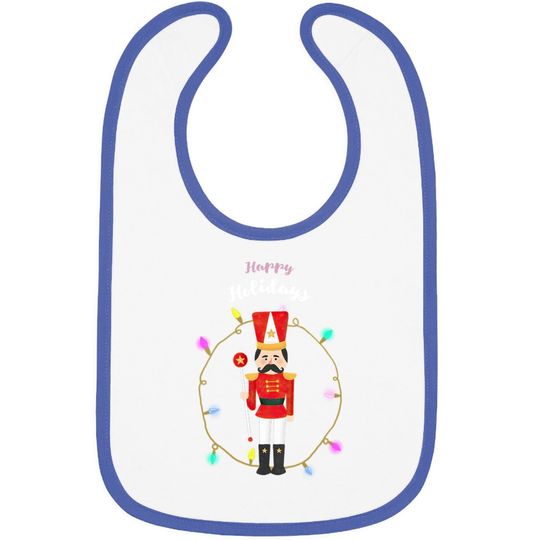 Discover Christmas Nutcracker Solider Happy Holiday Classic Bibs