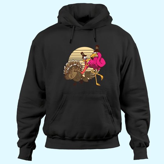 Discover Thanksgiving Flamingo and Turkey Hoodies