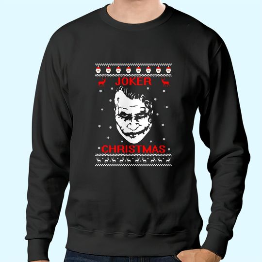 Discover Joker Christmas Sweatshirts