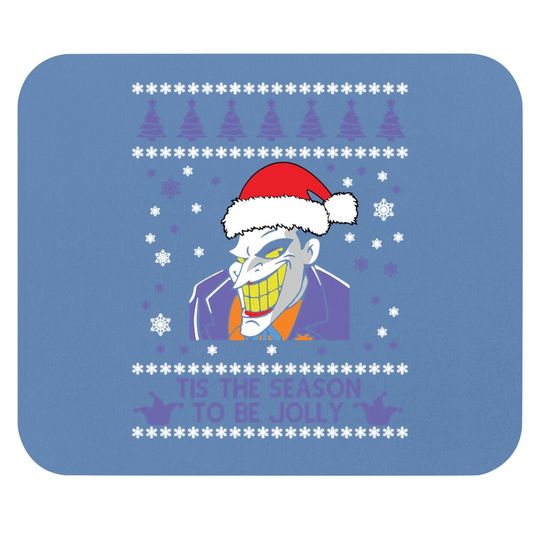 Discover Tis The Season To Be Jolly Joker Christmas Mouse Pads