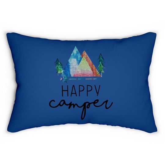 Discover Zjp Casual Happy Camper Lumbar Pillow Short Sleeve Letter Printed Lumbar Pillow Tops Pullover Sweatshirt…