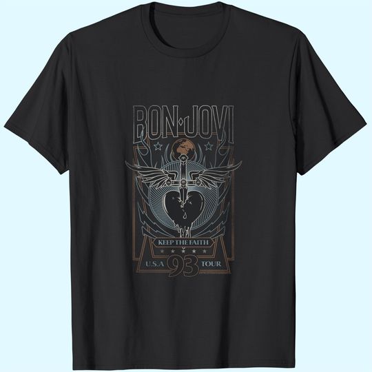 Discover Bon Jovi Keep the Faith T-Shirt