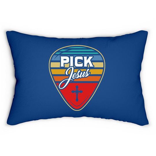Discover Pick Jesus Lumbar Pillow