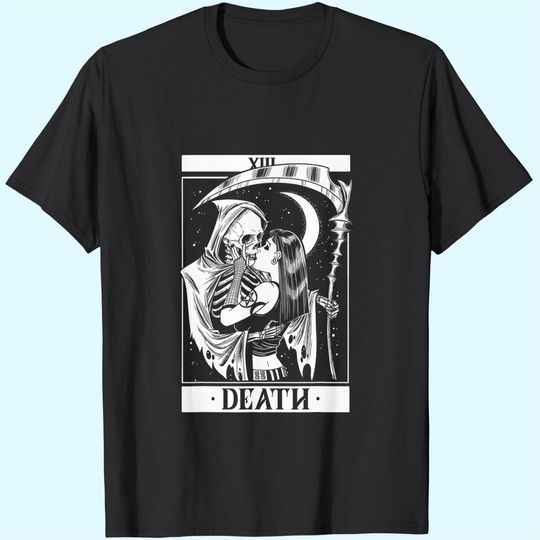 Discover Blackcraft Vintage Death Tarot 13 Card Shirt