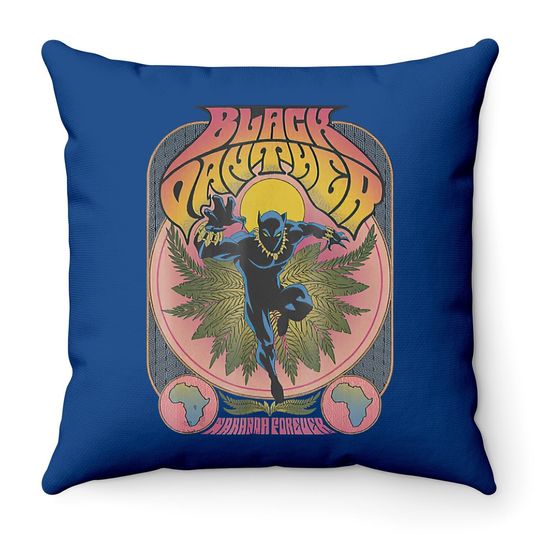 Discover Vintage 70's Poster Style Throw Pillow