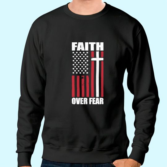 Discover Faith Over Fear Men's Sweatshirt