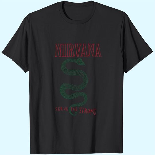 Discover Nirvana Serve The Servants Serpent T-Shirt