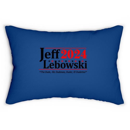 Discover Donkey Lumbar Pillow Jeff Lebowski 2024 Election Lumbar Pillow