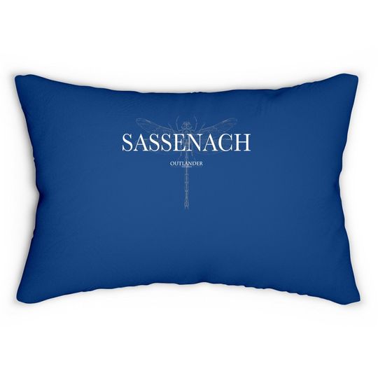Discover Outlander Sassenach Dragon Fly Line Art Lumbar Pillow