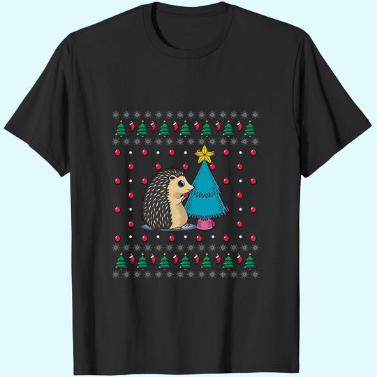 Discover Hedgehog Ugly Christmas Classic T-Shirts