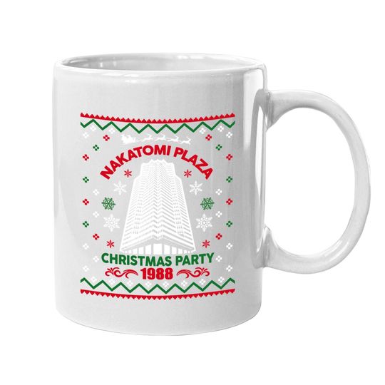 Discover Nakatomi Plaza 1988 Christmas Ugly Classic Mugs