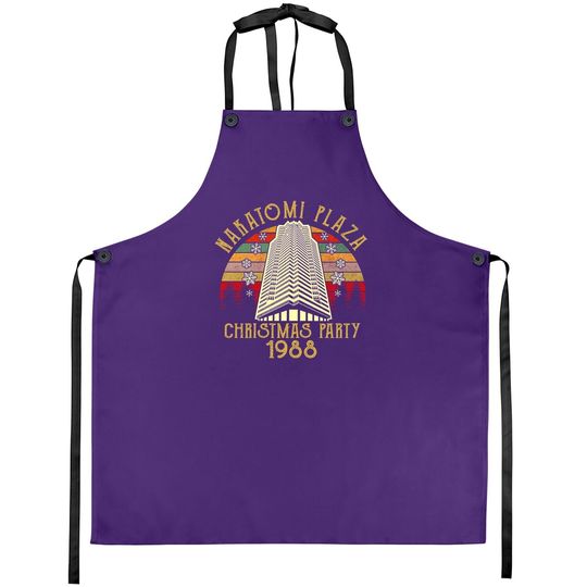 Discover Die Hard Nakatomi Plaza Christmas Party 1988 Aprons