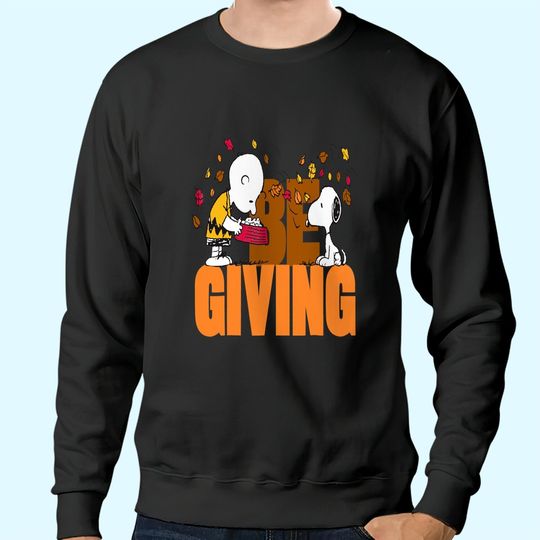 Discover Peanuts Snoopy Charlie Brown Thanksgiving Sweatshirts