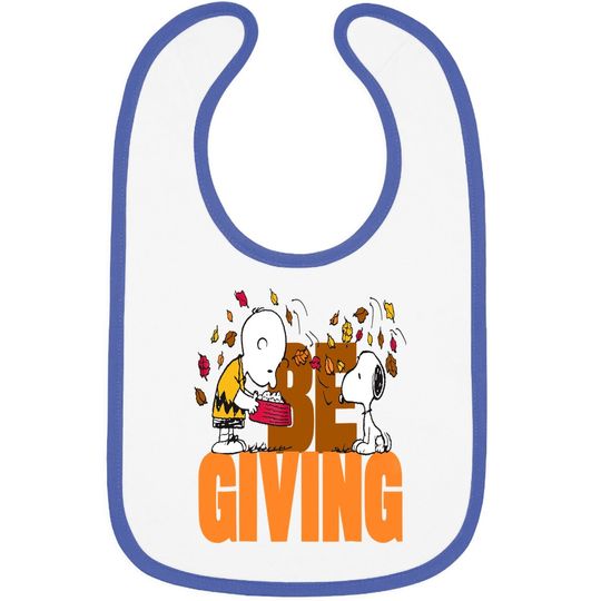 Discover Peanuts Snoopy Charlie Brown Thanksgiving Bibs