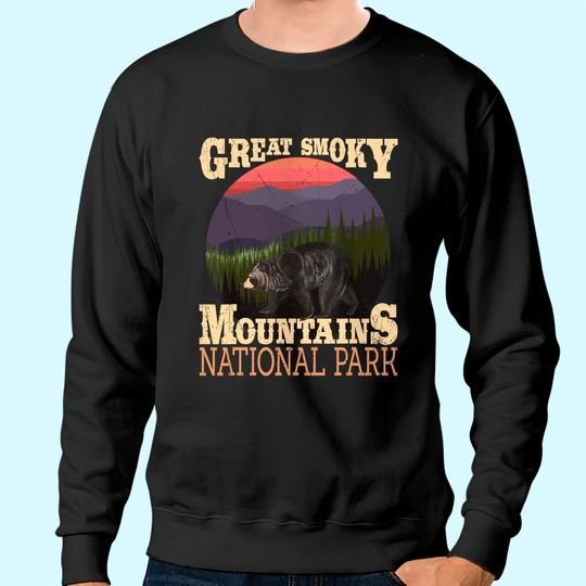 Discover Great Smoky Mountains National Park - Hiking & Camping Sweatshirt