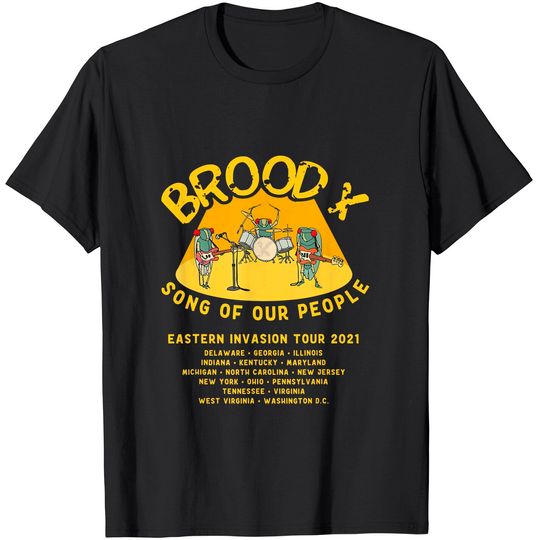 Discover Cicada 2021 Men's T Shirt Brood X Song Of Our People