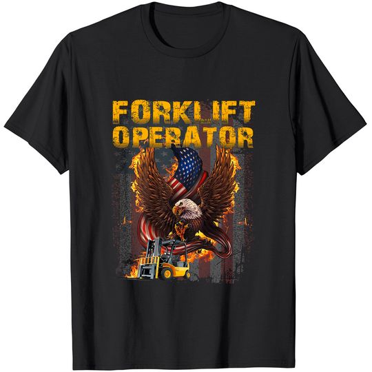 Discover Proud Forklift Operator T-Shirt