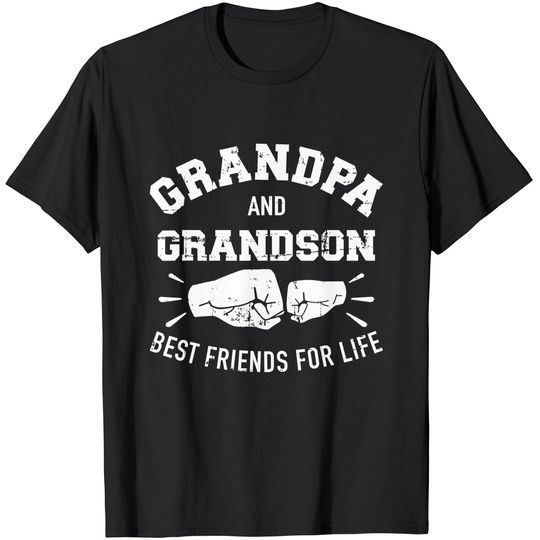 Discover Grandpa And Grandson Best Friends For Life Men's T Shirt