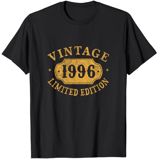 Discover 25 years old 25th Birthday Anniversary Gift Limited 1996 T-Shirt