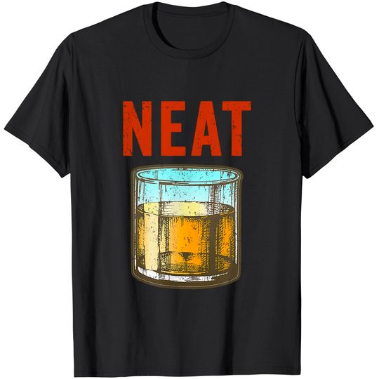 Discover Whiskey Neat Old Fashioned Scotch and Bourbon Drinkers T-Shirt