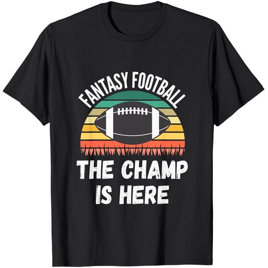 Discover Football Draft Day, The Champ Is Here T-Shirt