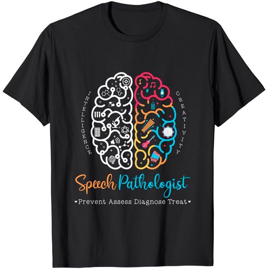 Discover Brain Of A Speech Pathologist T Shirt