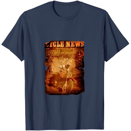 Discover Cycle News West American 1-2 Bel - Ray 500cc U.S. Grand Prix of Motocorss Tshirt