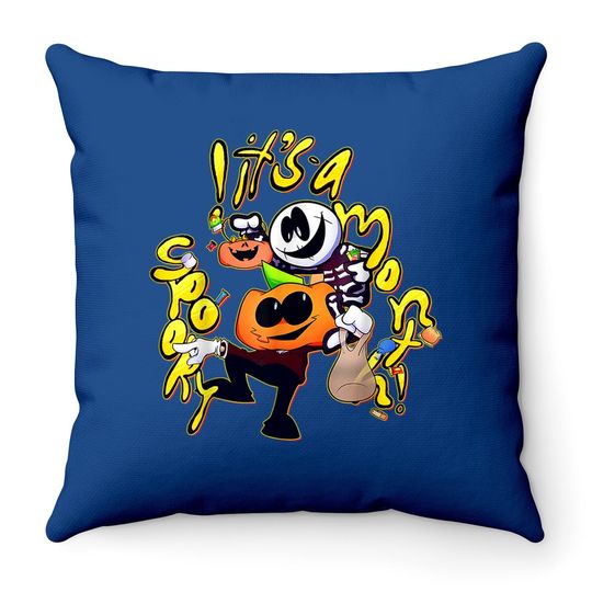 Discover Spooky Month It's A Spooky Month, Sand Pump Throw Pillow