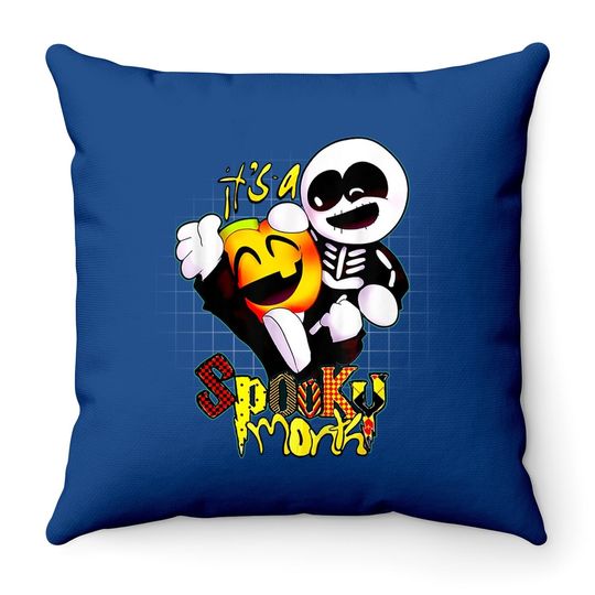 Discover It's A Spooky Month Sand Pump Throw Pillow
