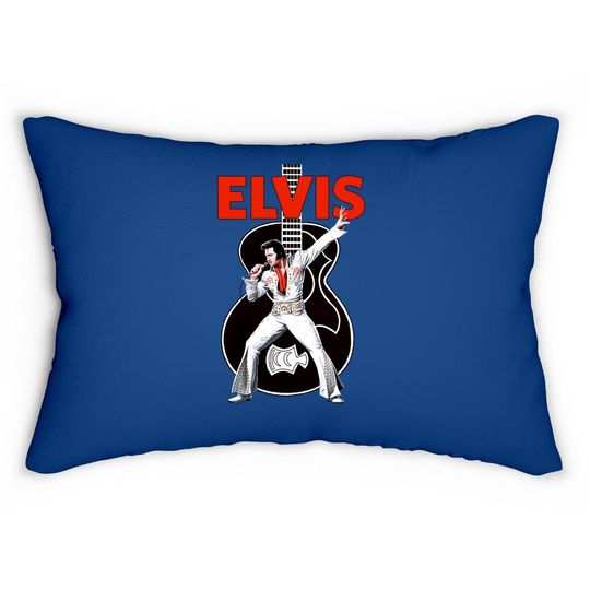 Discover The Elvis Presley Experience Lumbar Pillow