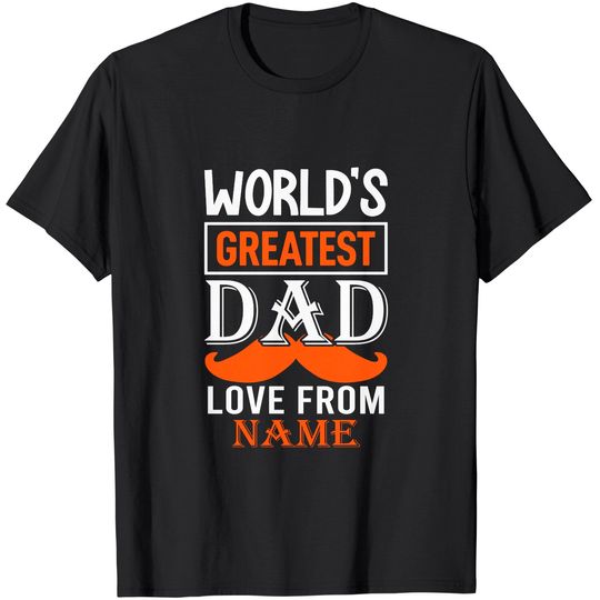 Discover World's Greatest Dad T-Shirt